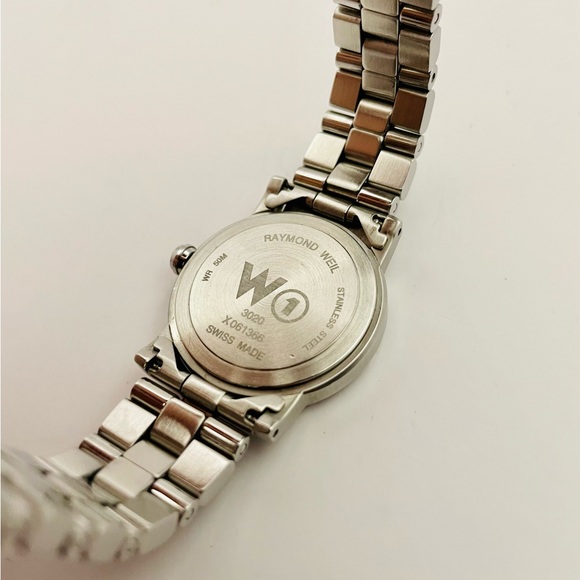❌SOLD❌ Raymond Weil Women’s Swiss Watch 3020 W1 27mm Stainless Steel - Picture 6 of 10